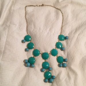 Turquoise and gold necklace
